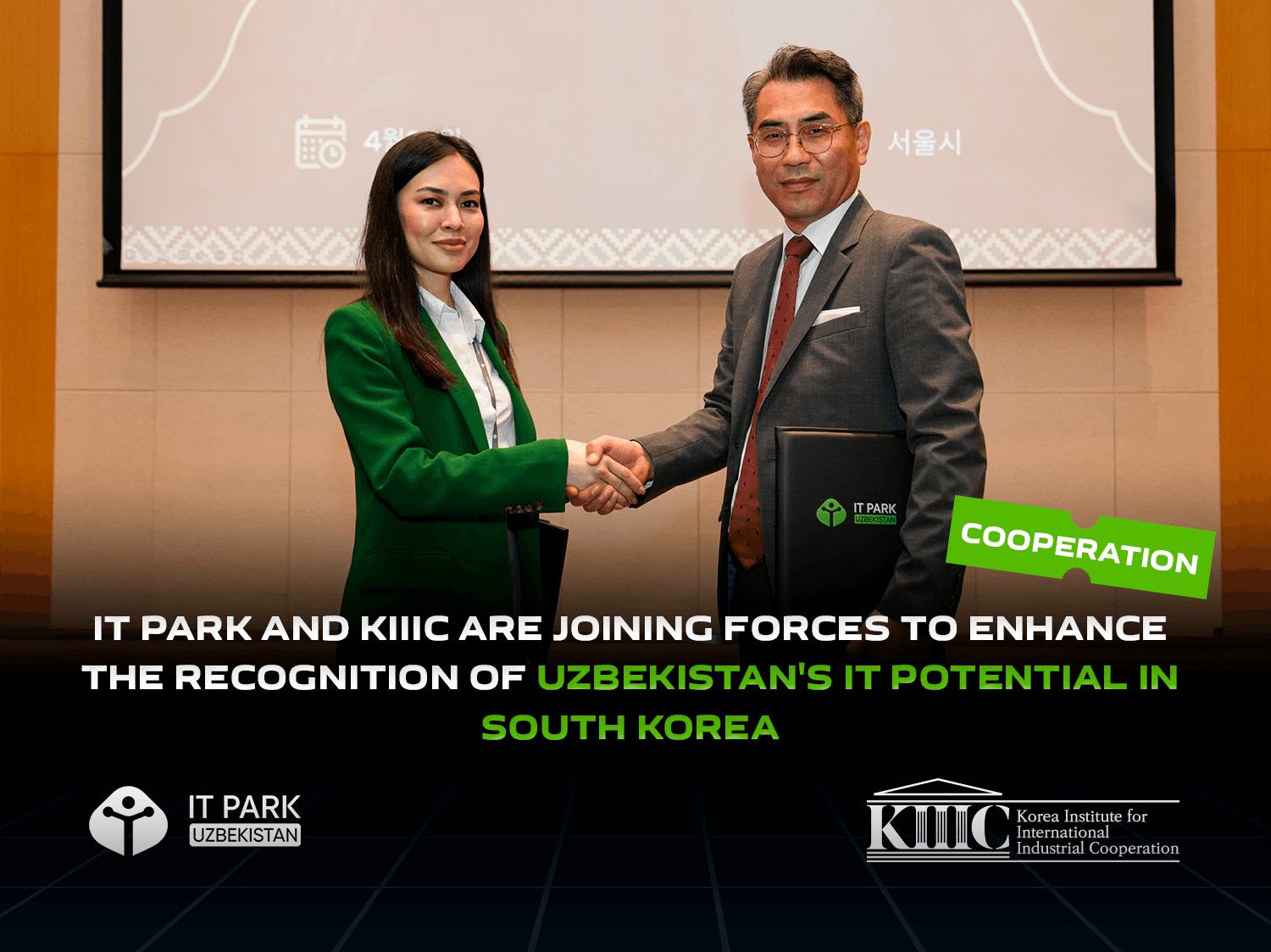 IT Park and KIIIC are joining forces to enhance the recognition of Uzbekistan's IT potential in South Korea